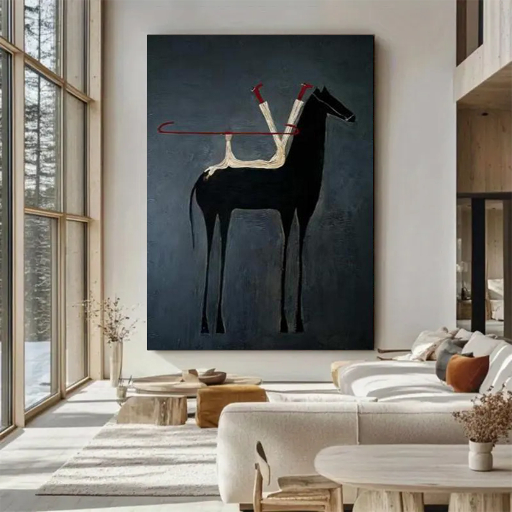 Home Decor Under 100 - ภาพวาดสีน้ำมันนามธรรมทำมือ 100% 