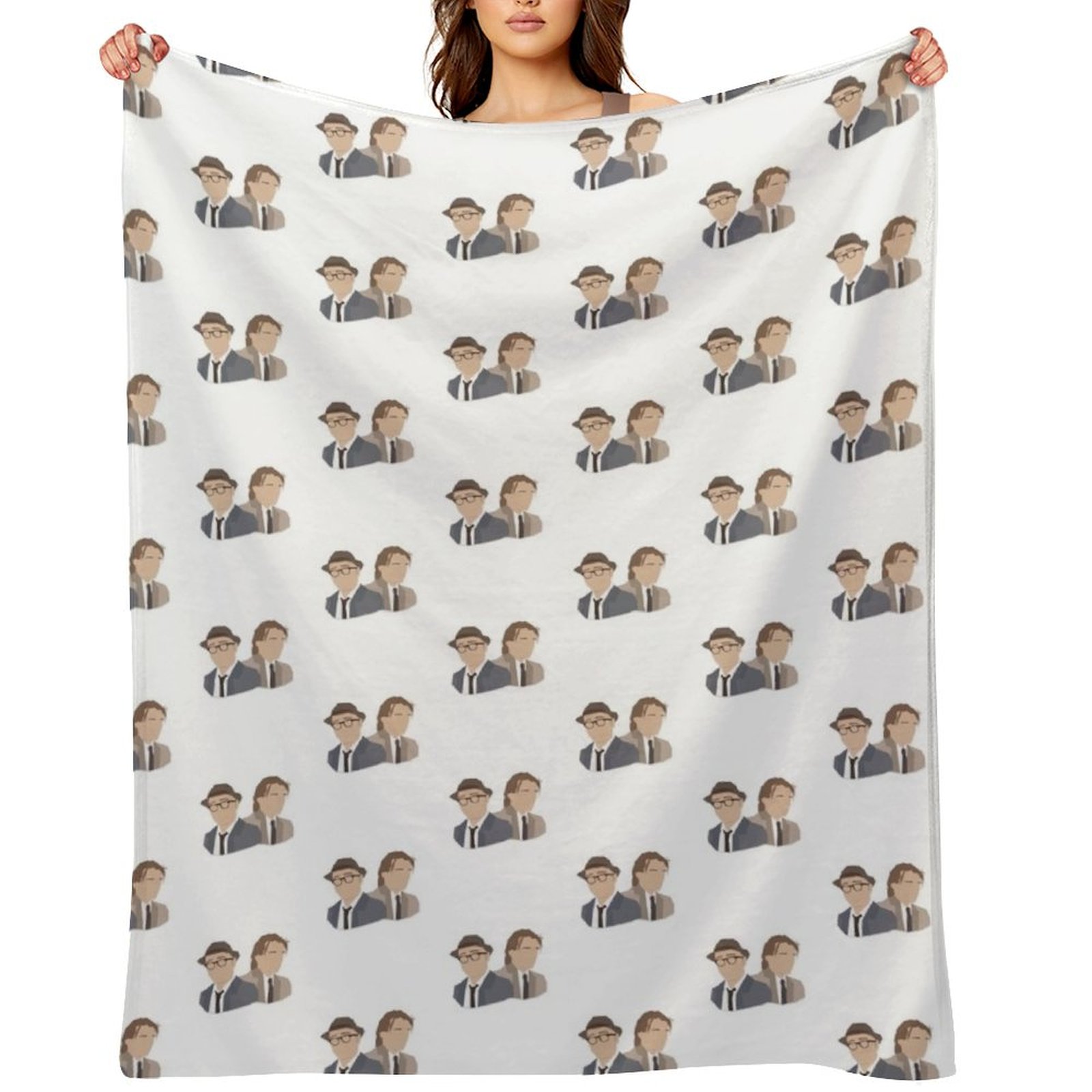 Home Decor Vector - 'บอททอม' / 'ริก เมยอล' ผ้าห่มลายเวกเตอร์ อุ่นสบายสำหรับฤดูหนาว