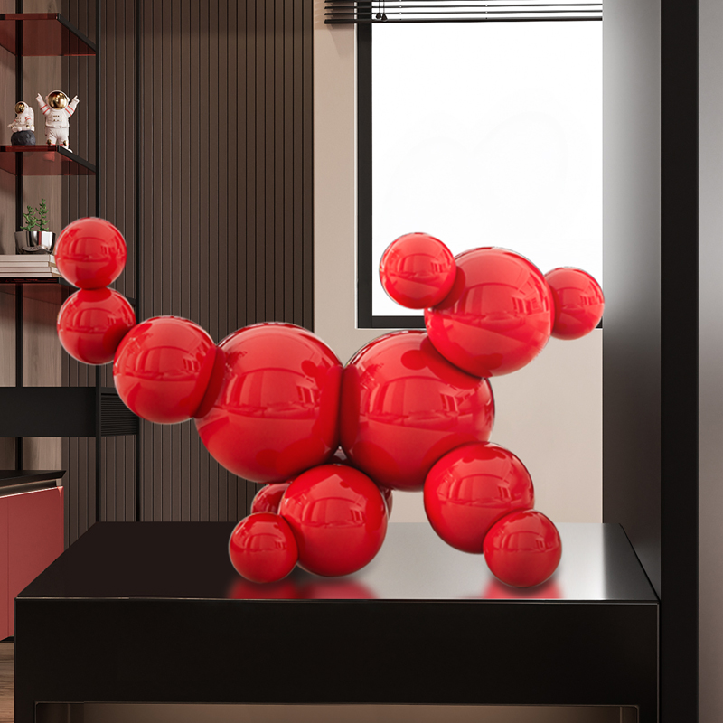 Home Decor Za - ตู้วางทีวีสไตล์โมเดิร์นหรูหรา งานประติมากรรมเหล็กสแตนเลสสำหรับตกแต่งภายในบ้าน งานฝีมือโลหะสร้างสรรค์ระดับไฮเอนด์ ของตกแต่งแบบเคลื่อนย้ายได้