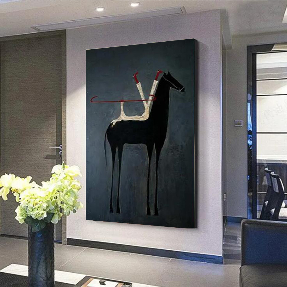 ภาพวาดสีน้ำมันนามธรรมทำมือ 100 - Home Decor Under 100 บทวิจารณ์และราคา