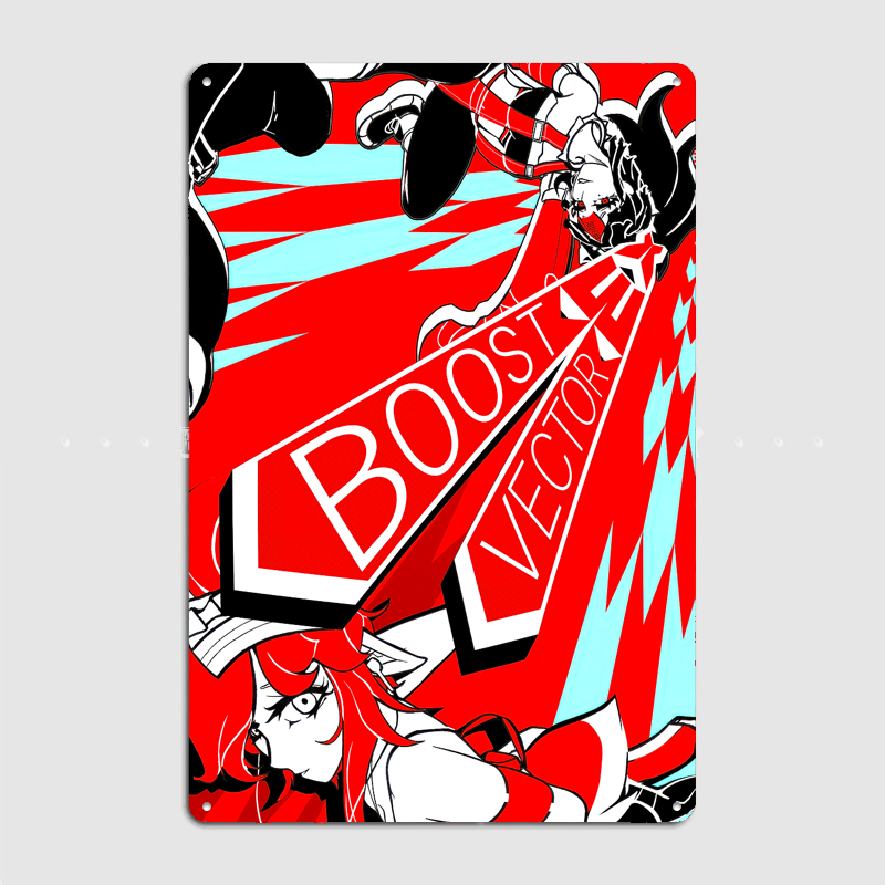 โปสเตอร์ตัวละครอนิเมะพร้อมแบนเ - Home Decor Vector บทวิจารณ์และราคา