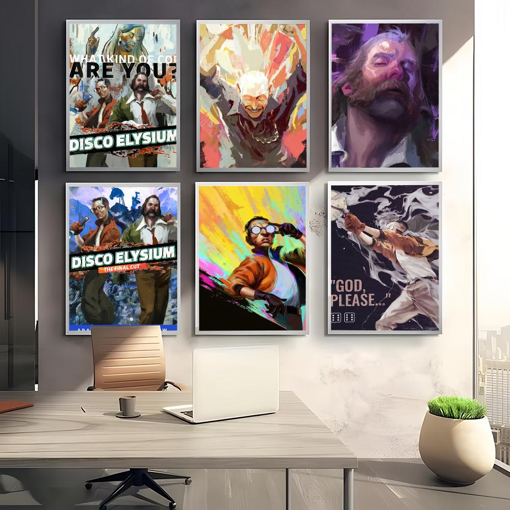โปสเตอร์เกม Disco Elysium ZA โ - Home Decor Za บทวิจารณ์และราคา