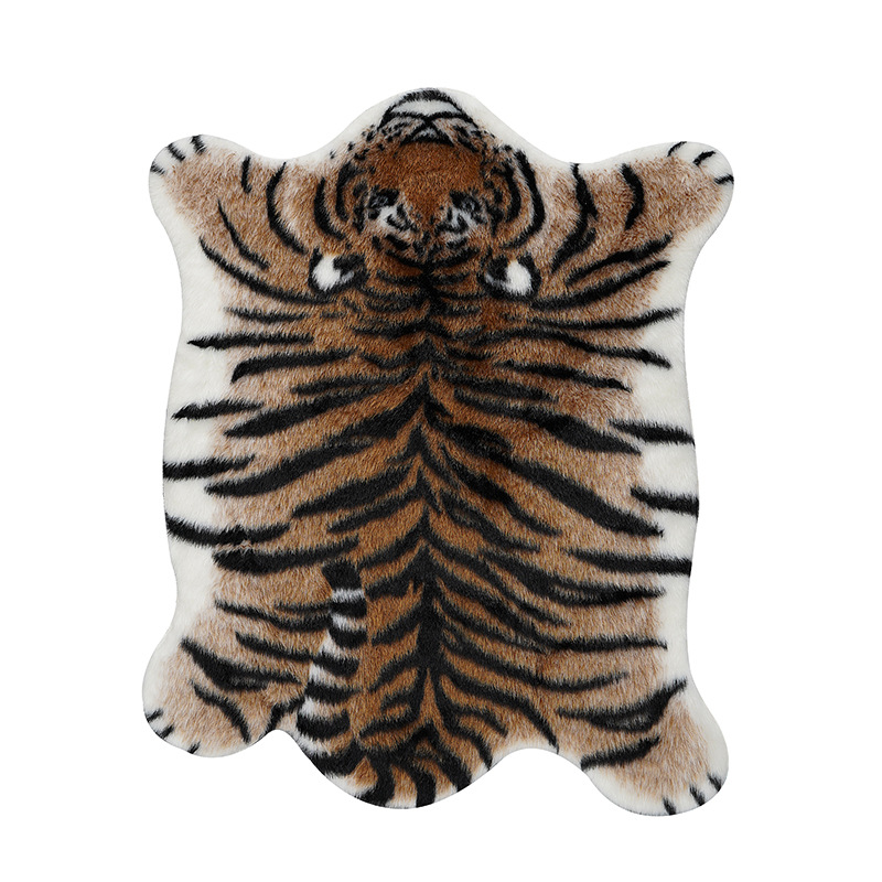 ใหม่Tigerพิมพ์พรมCowhideหนังFa - Cowhide Rug Faux บทวิจารณ์และราคา