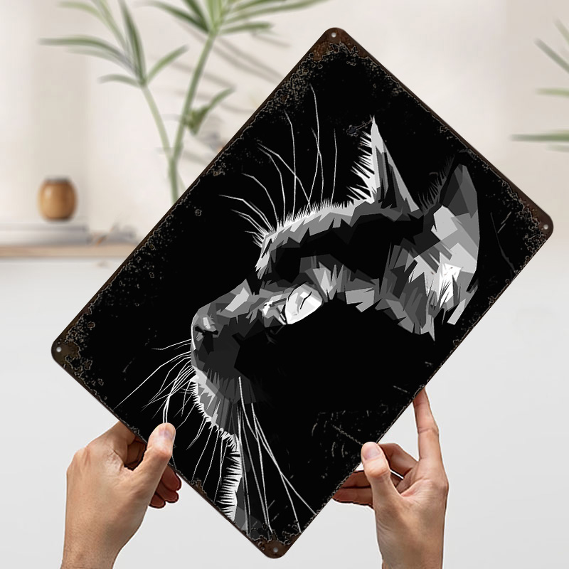 โปสเตอร์ลายแมวดำแบบเวกเตอร์ พิ - Home Decor Vector บทวิจารณ์และราคา