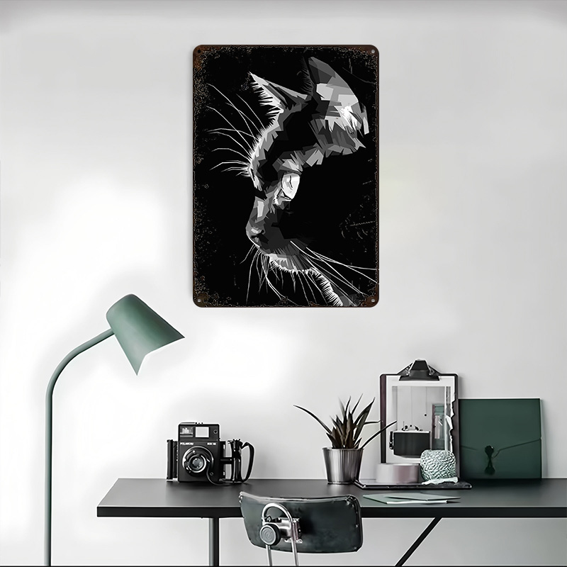 โปสเตอร์ลายแมวดำแบบเวกเตอร์ พิ - Home Decor Vector บทวิจารณ์และราคา