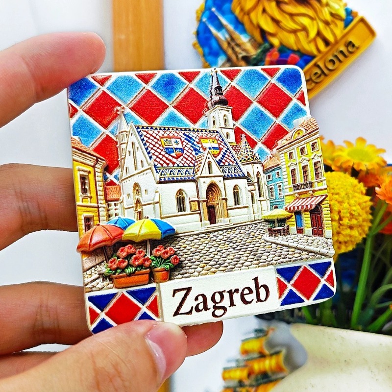 แม่เหล็กติดตู้เย็นโครเอเชีย ขอ - Home Decor Zagreb บทวิจารณ์และราคา