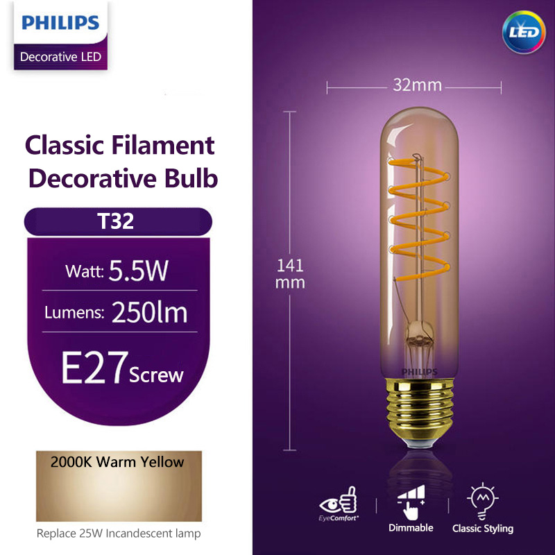 ฟิลิปส์หลอดไฟ LED ตกแต่ง ST64  - Philips Bulb Led Classic บทวิจารณ์และราคา