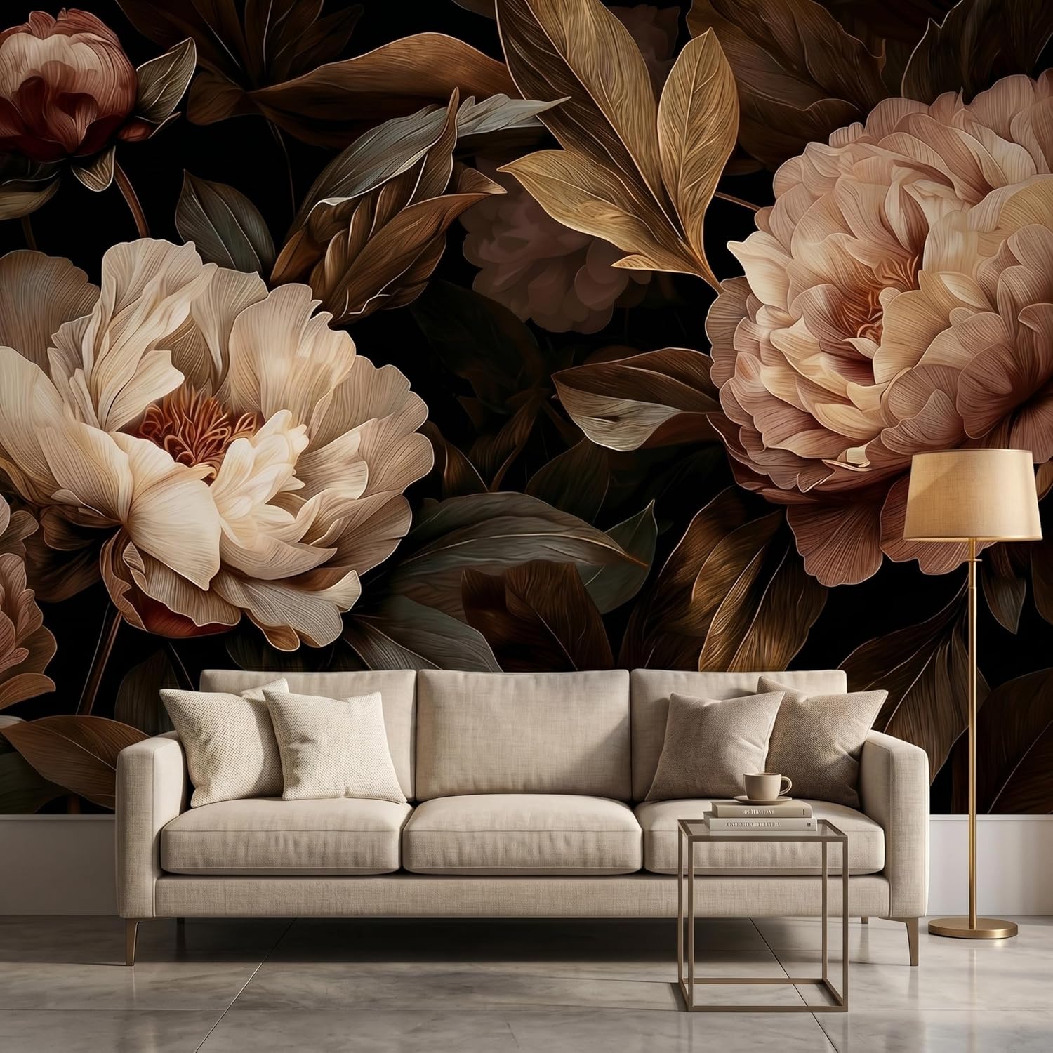 พรมแขวนผนังลายดอกโบตั๋นสุดหรู  - Home Decor Under 100 บทวิจารณ์และราคา