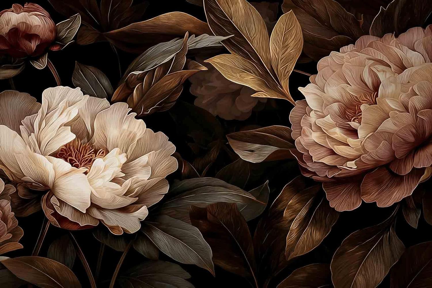พรมแขวนผนังลายดอกโบตั๋นสุดหรู  - Home Decor Under 100 บทวิจารณ์และราคา