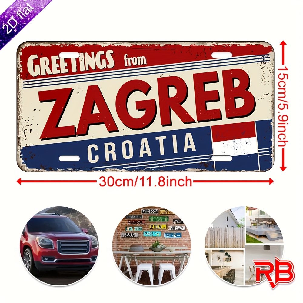 ป้ายอะลูมิเนียมแบบแบน 2 มิติ - - Home Decor Zagreb บทวิจารณ์และราคา