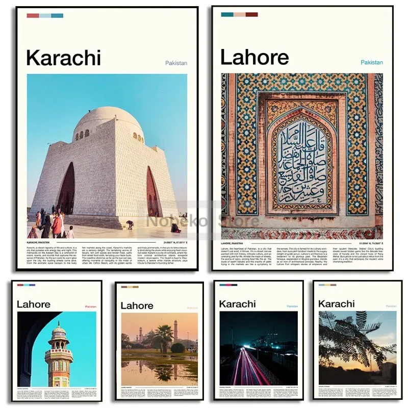 ภาพวาดผ้าใบ Wall Art ภาพเอเชีย - Home Decor Karachi บทวิจารณ์และราคา