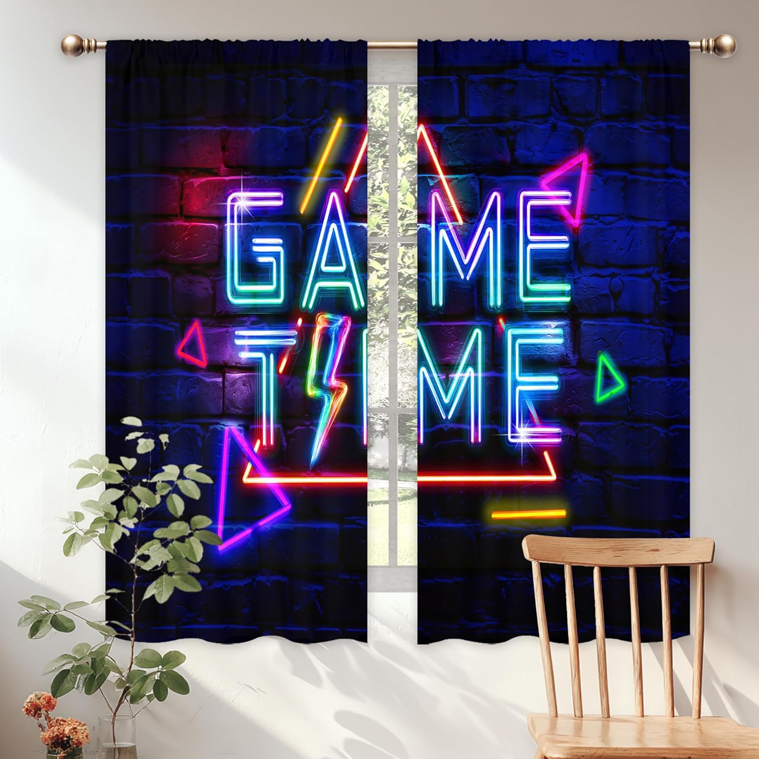 ม่านเกมมิ่งนีออนสำหรับห้องนอนเ - Home Decor Youtube Videos บทวิจารณ์และราคา