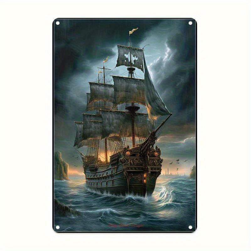 ป้ายโลหะตกแต่งผนังลายเรือเดินส - Home Decor Kolkata บทวิจารณ์และราคา