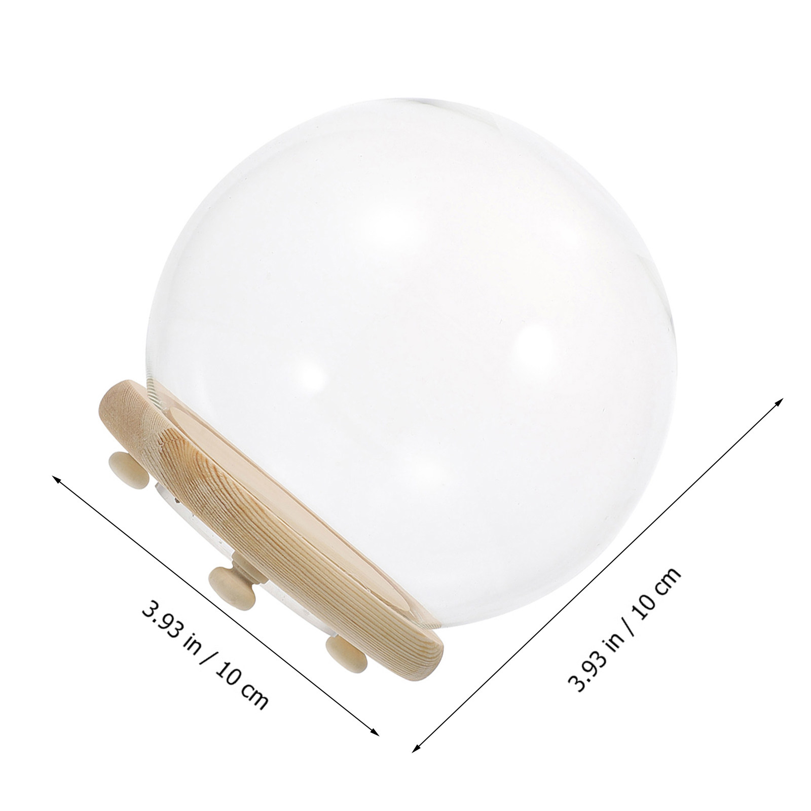 ฝาครอบโดมแก้วใสสำหรับดอกไม้ประ - Home Decor Shop บทวิจารณ์และราคา