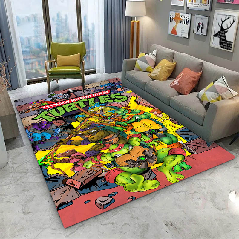 พรมลายการ์ตูนเต่านินจา 3 มิติ  - Home Decor Under 100 บทวิจารณ์และราคา