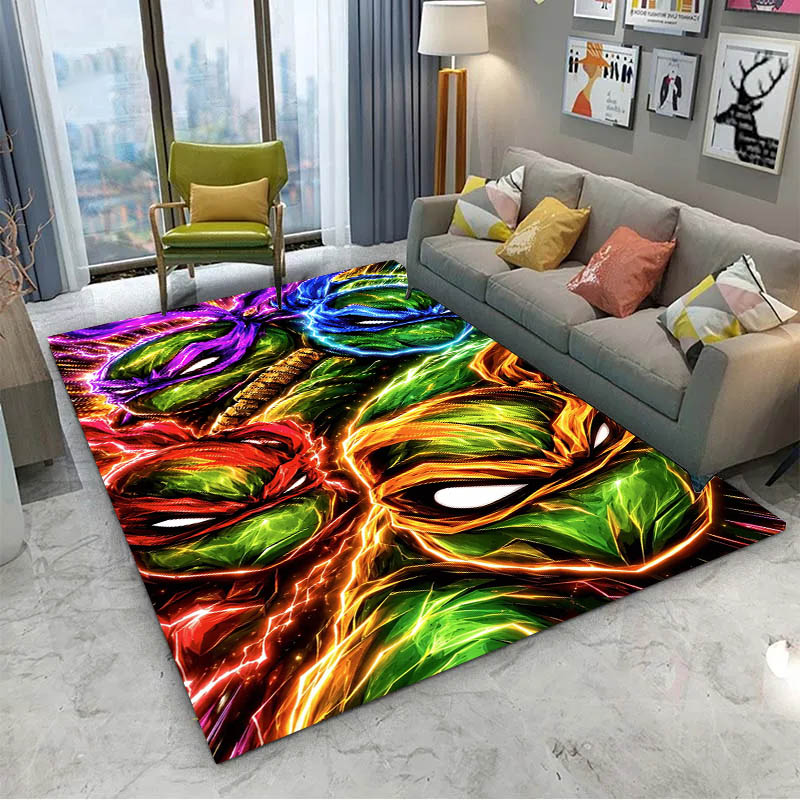 พรมลายการ์ตูนเต่านินจา 3 มิติ  - Home Decor Under 100 บทวิจารณ์และราคา