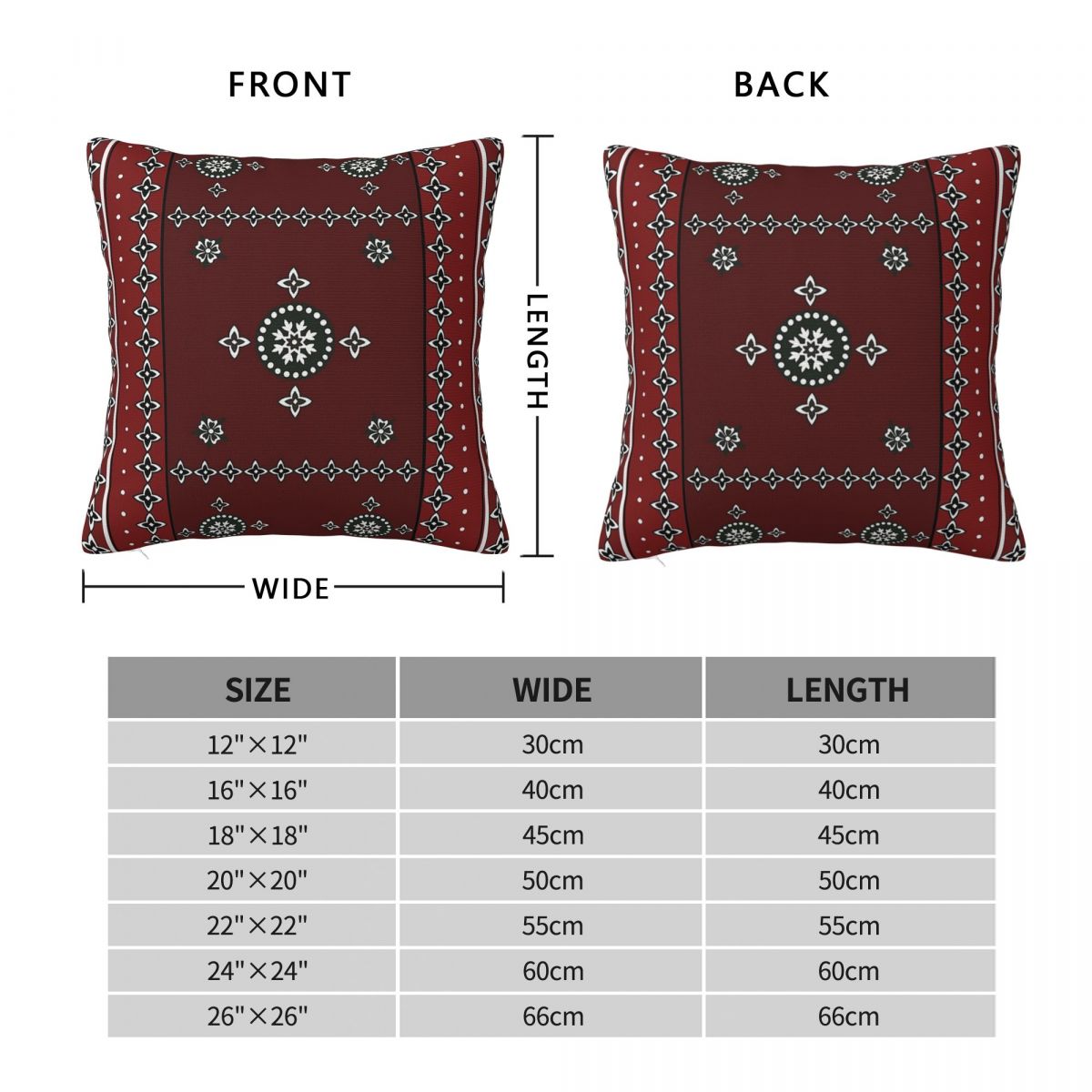ปลอกหมอนอิงลายสินธี ปากีสถาน ค - Home Decor Karachi บทวิจารณ์และราคา