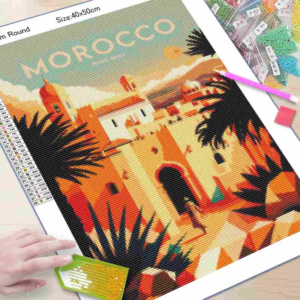 ภาพพิมพ์สีสันสดใส ลอนดอน คาราจ - Home Decor Karachi บทวิจารณ์และราคา
