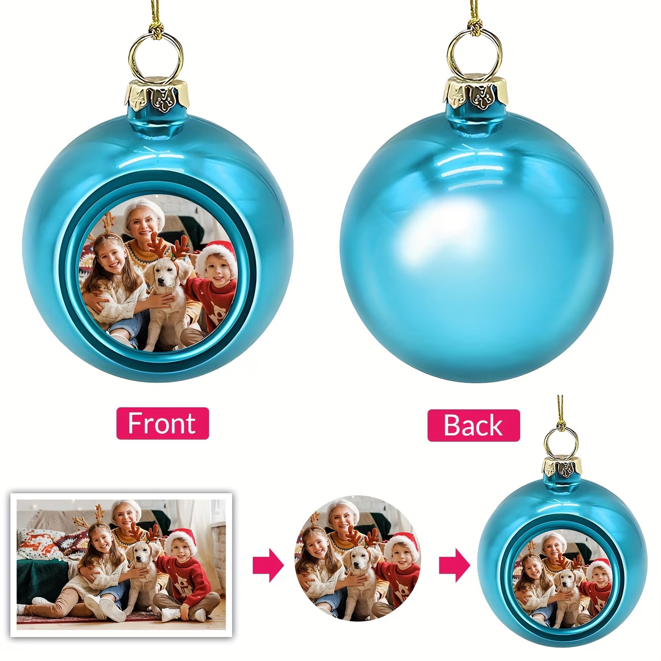 เครื่องประดับคริสต์มาสแบบกำหนด - Home Decor Xmas บทวิจารณ์และราคา