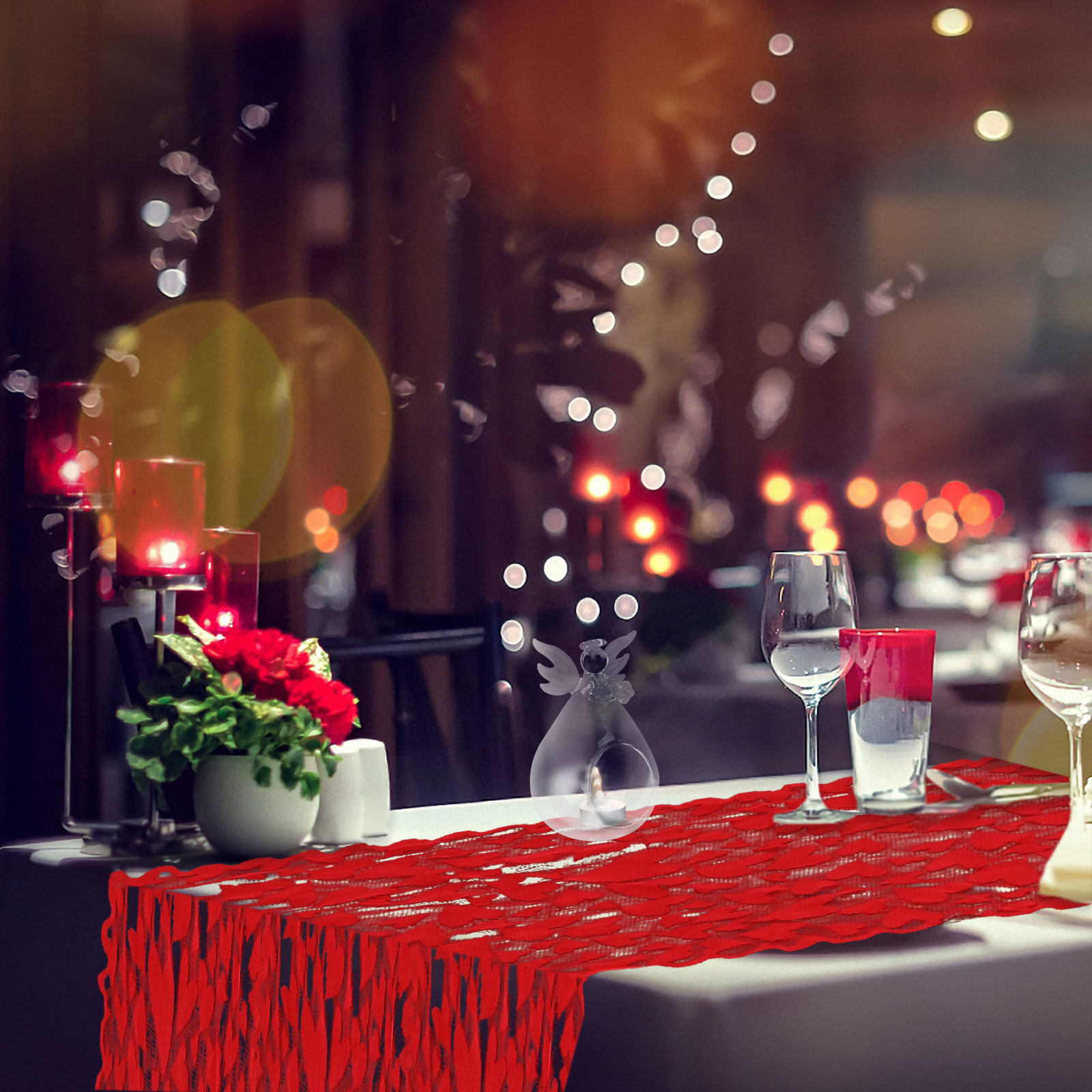 เชิงเทียนแก้วทนความร้อนดีไซน์ท - Home Decor Xmas บทวิจารณ์และราคา