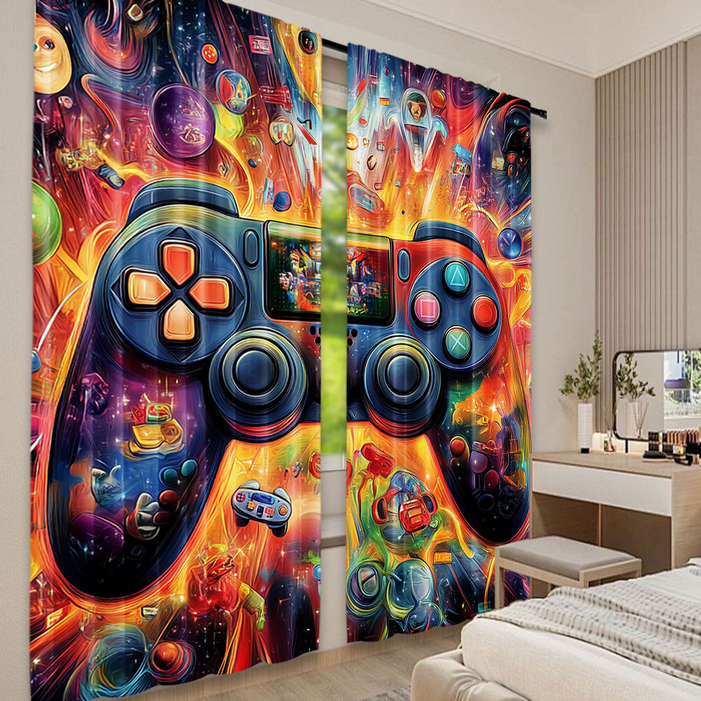 2 ชิ้นที่น่าพอใจเกมผ้าม่านห้อง - Home Decor Youtube Videos บทวิจารณ์และราคา