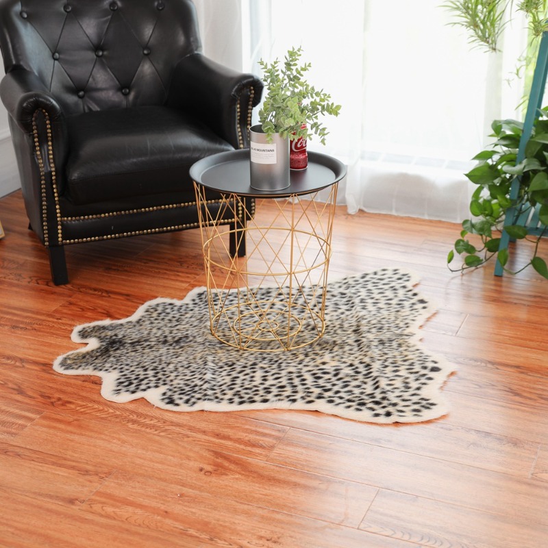 พรมลายวัวลายเสือดาว พรมหนังสัต - Cowhide Rug Faux บทวิจารณ์และราคา