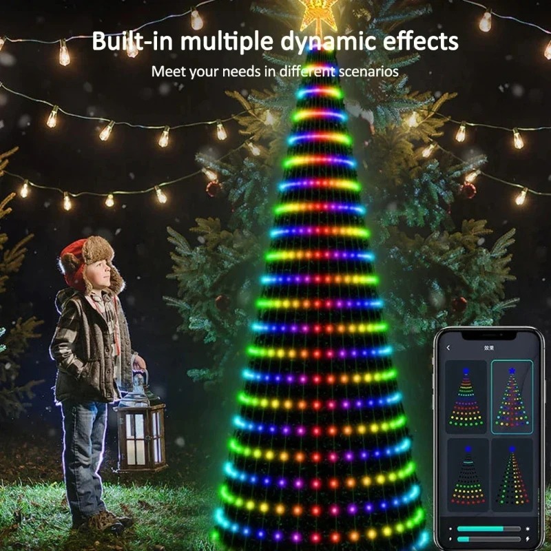 ไฟประดับต้นคริสต์มาสรูปดาว RGB - Home Decor Xmas บทวิจารณ์และราคา