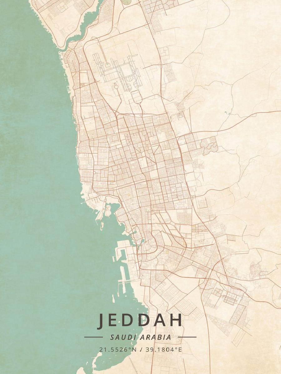 เจดดาห์ซาอุดิอาระเบียพิมพ์โปสเ - Home Decor Jeddah บทวิจารณ์และราคา