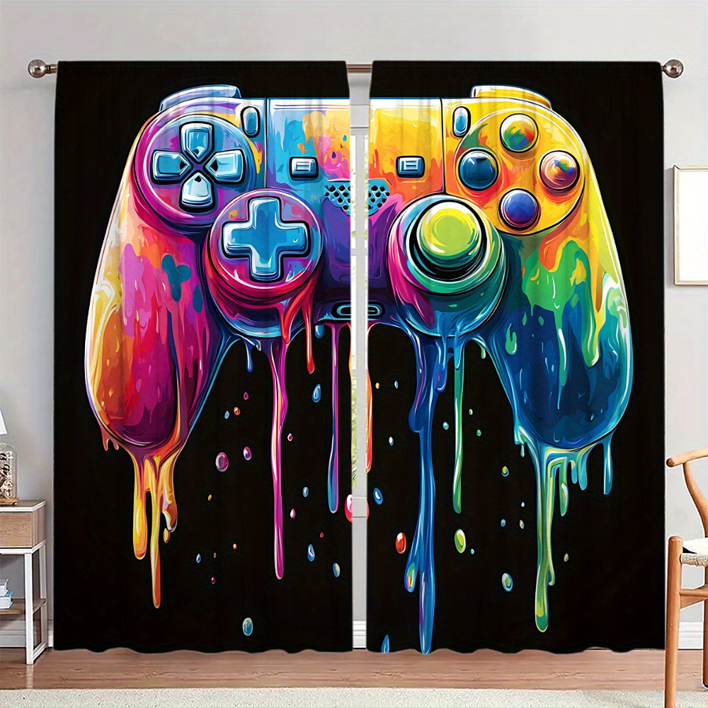 ผ้าม่านลายเกมย้อนยุค ผ้าม่านป๊ - Home Decor Youtube Videos บทวิจารณ์และราคา