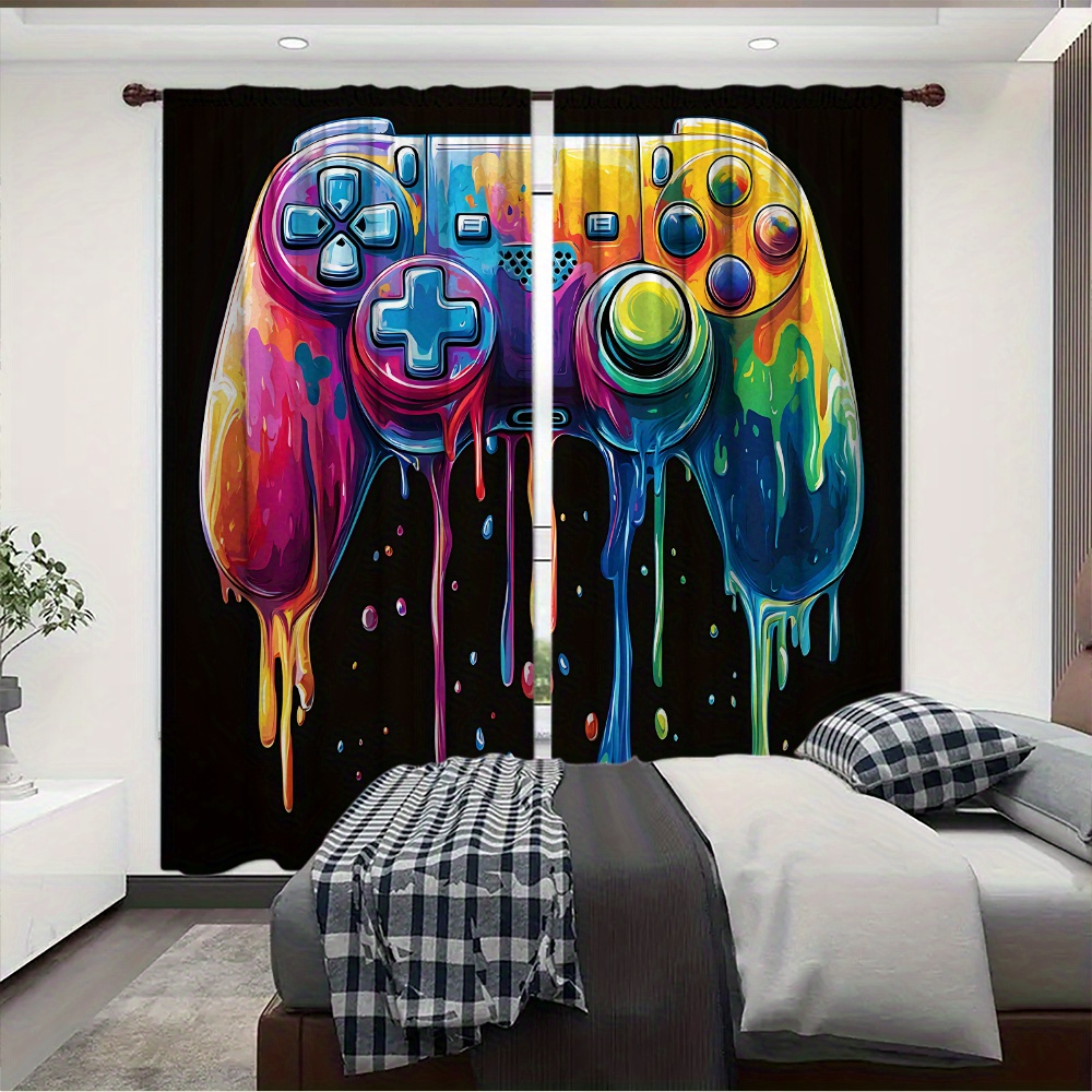 ผ้าม่านลายเกมย้อนยุค ผ้าม่านป๊ - Home Decor Youtube Videos บทวิจารณ์และราคา