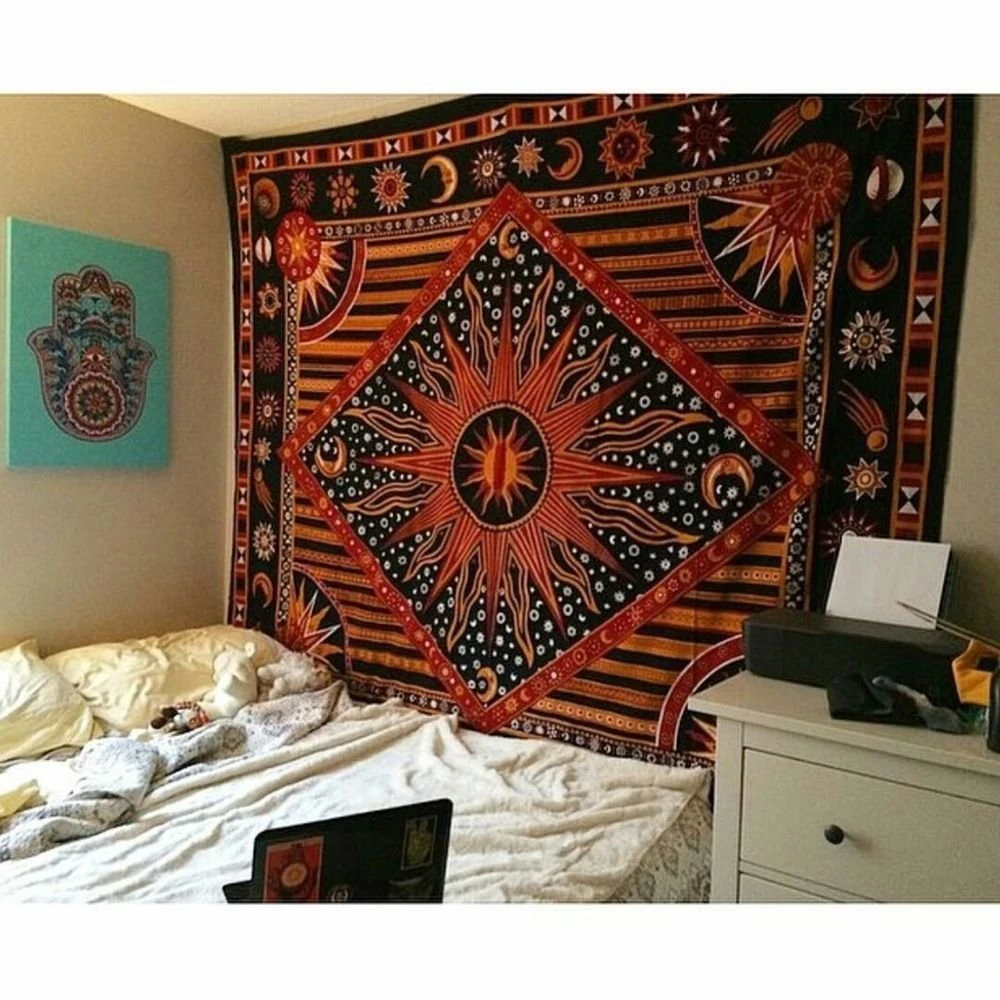 พรมทอแขวนผนังสไตล์ฮิปปี้สำหรับ - Home Decor Under 100 บทวิจารณ์และราคา