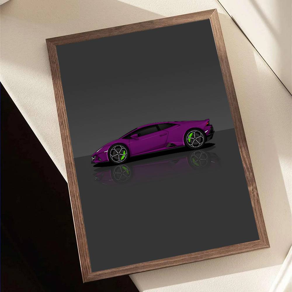 โปสเตอร์กระดาษรถยนต์ SUV สปอร์ - Home Decor Vector บทวิจารณ์และราคา