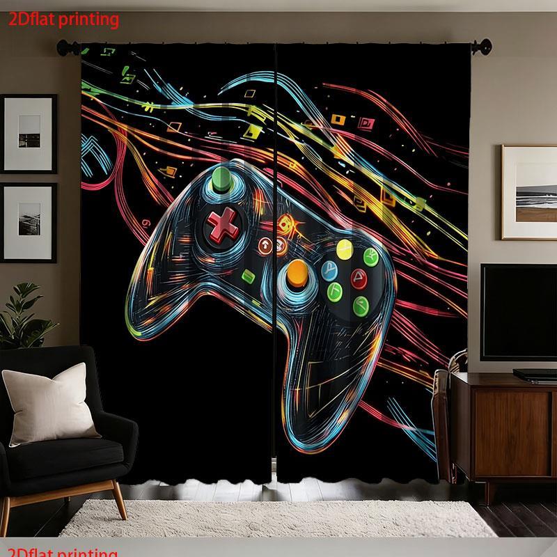 ผ้าม่านลายจอยสติ๊กเกมย้อนยุค 2 - Home Decor Youtube Videos บทวิจารณ์และราคา