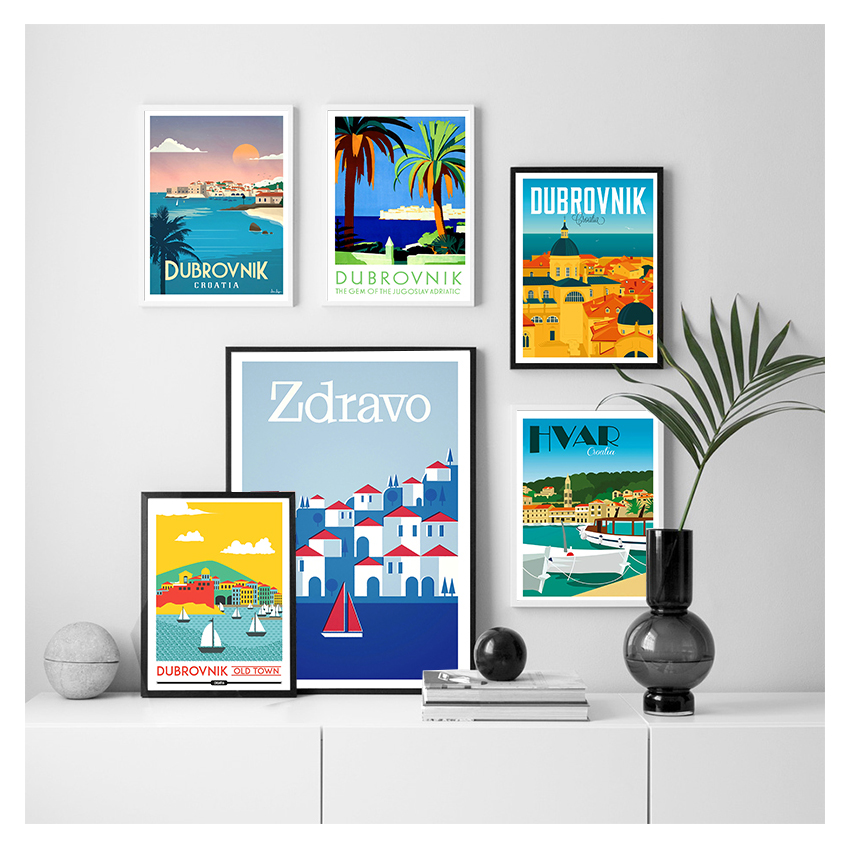 1 ชิ้น ภาพวาดบนผ้าใบแบบไม่มีกร - Home Decor Zagreb บทวิจารณ์และราคา