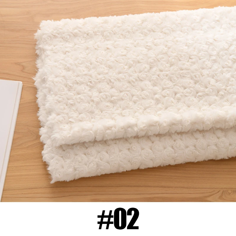 ผ้าขนสัตว์เทียมลายดอกกุหลาบ ผ้ - Home Decor Fabric บทวิจารณ์และราคา
