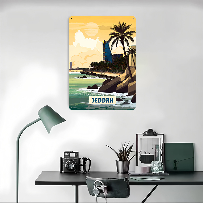 ป้ายโลหะวินเทจแบบกำหนดเองของเจ - Home Decor Jeddah บทวิจารณ์และราคา