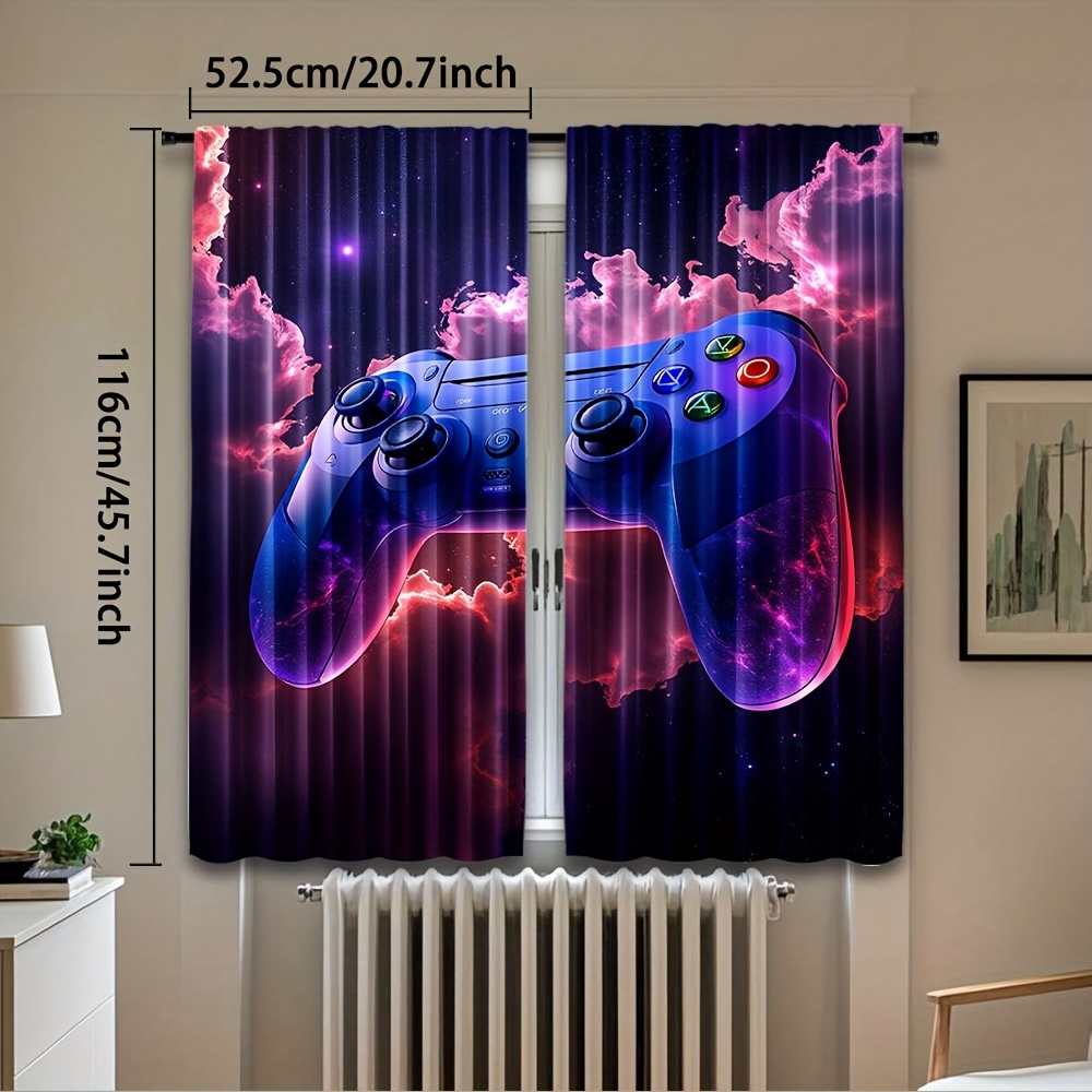 ผ้าม่านเกมมิ่งไซเบอร์พังก์ สีน - Home Decor Youtube Videos บทวิจารณ์และราคา