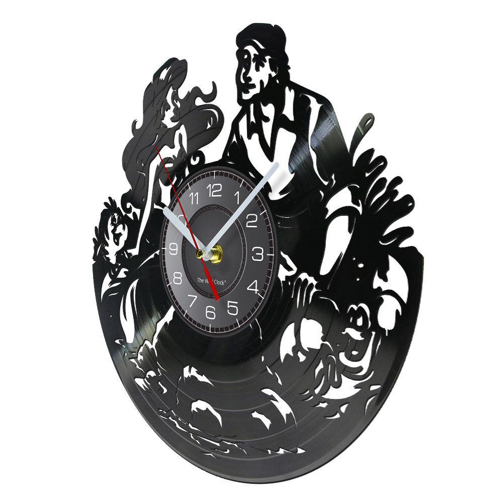 เจ้าหญิงเงือกเจ้าชาย นาฬิกาแขว - Home Decor Under 300 บทวิจารณ์และราคา
