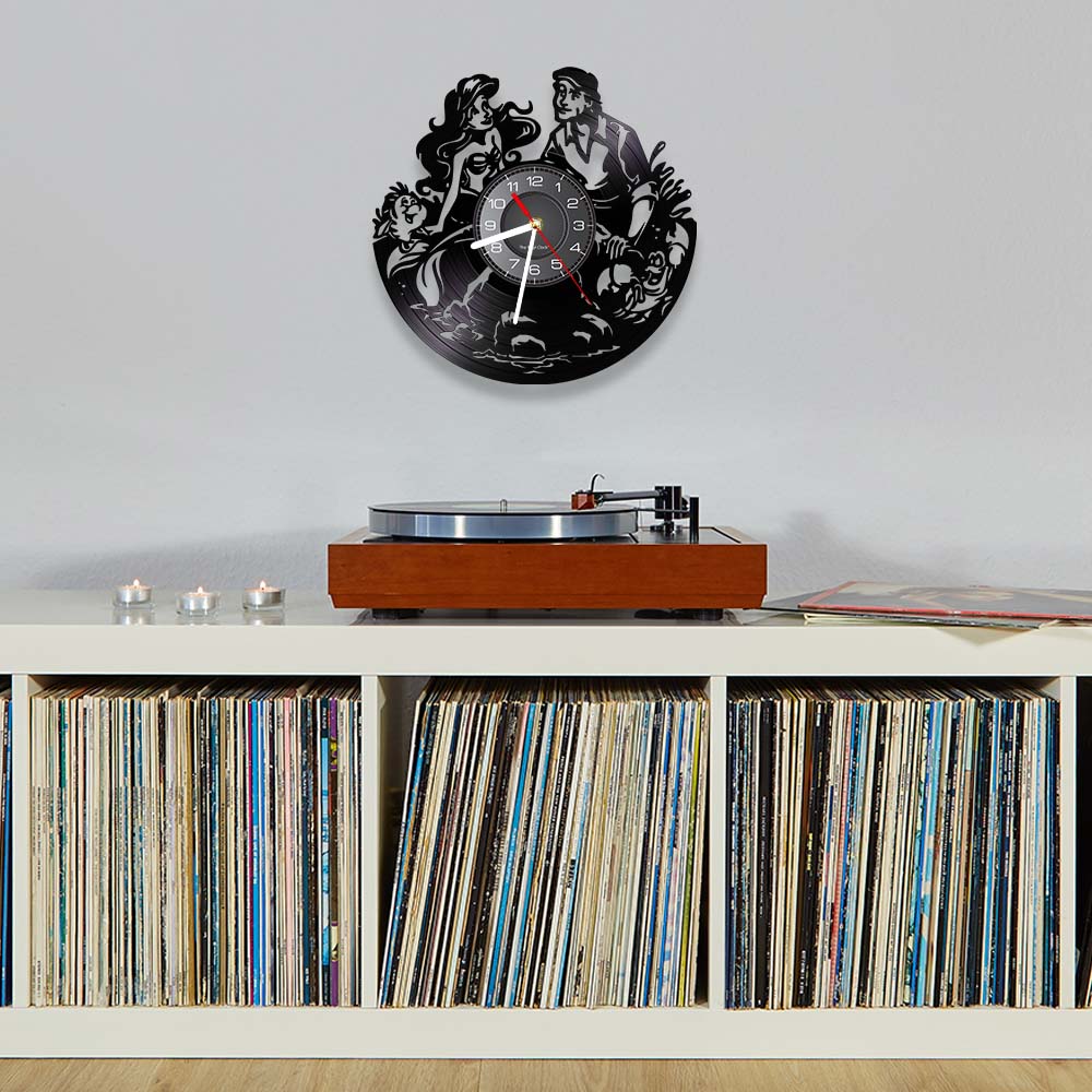 เจ้าหญิงเงือกเจ้าชาย นาฬิกาแขว - Home Decor Under 300 บทวิจารณ์และราคา