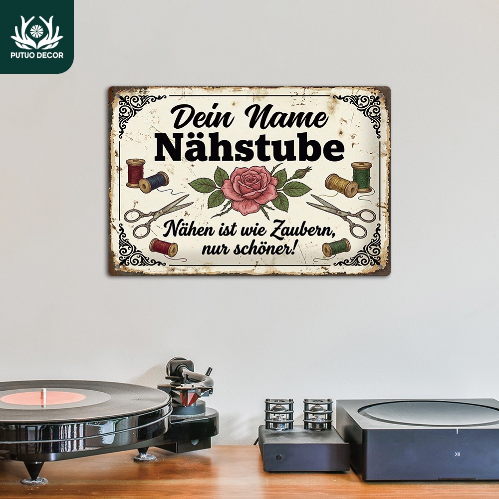 ป้ายโลหะเยอรมันแบบแบน 2 มิติ ล - Home Decor Shop บทวิจารณ์และราคา