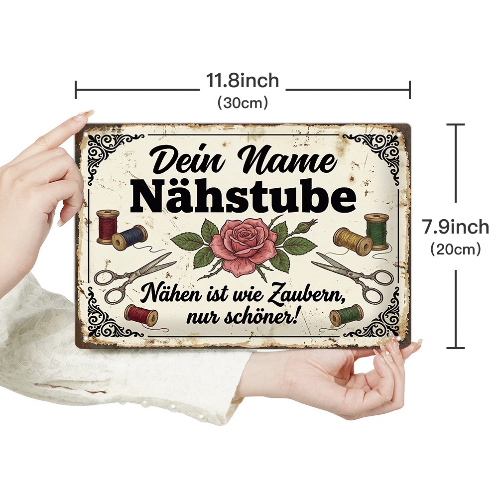 ป้ายโลหะเยอรมันแบบแบน 2 มิติ ล - Home Decor Shop บทวิจารณ์และราคา