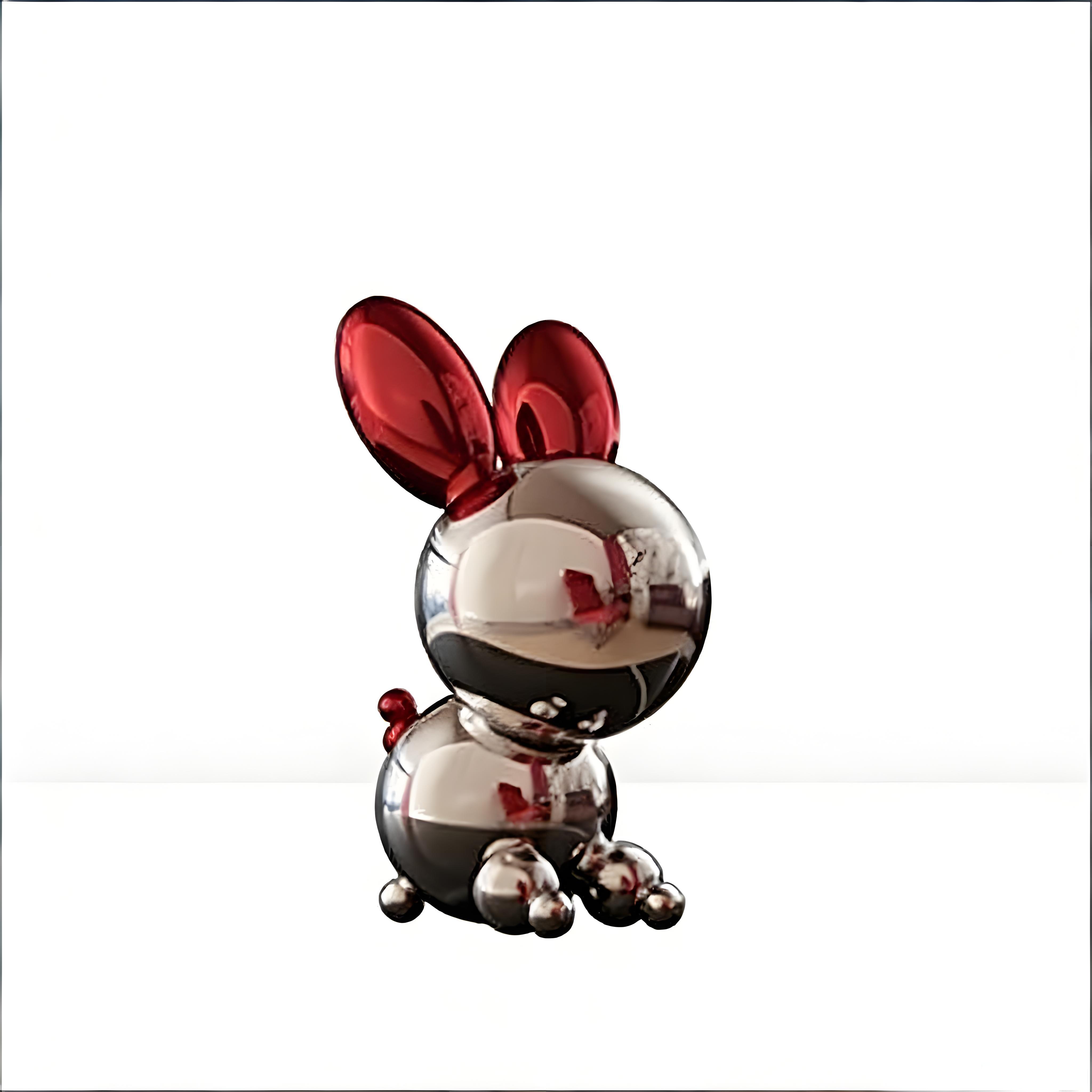 ประติมากรรมกระต่ายสแตนเลสชุบเค - Home Decor Za บทวิจารณ์และราคา