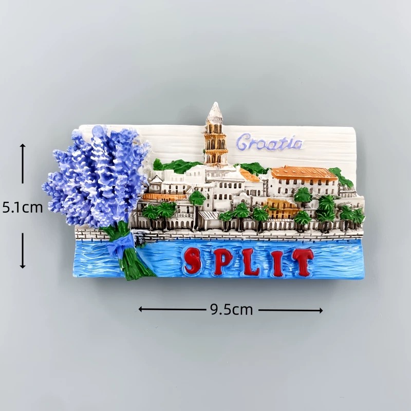 ชุดแม่เหล็กติดตู้เย็นเรซิ่น 3  - Home Decor Zagreb บทวิจารณ์และราคา