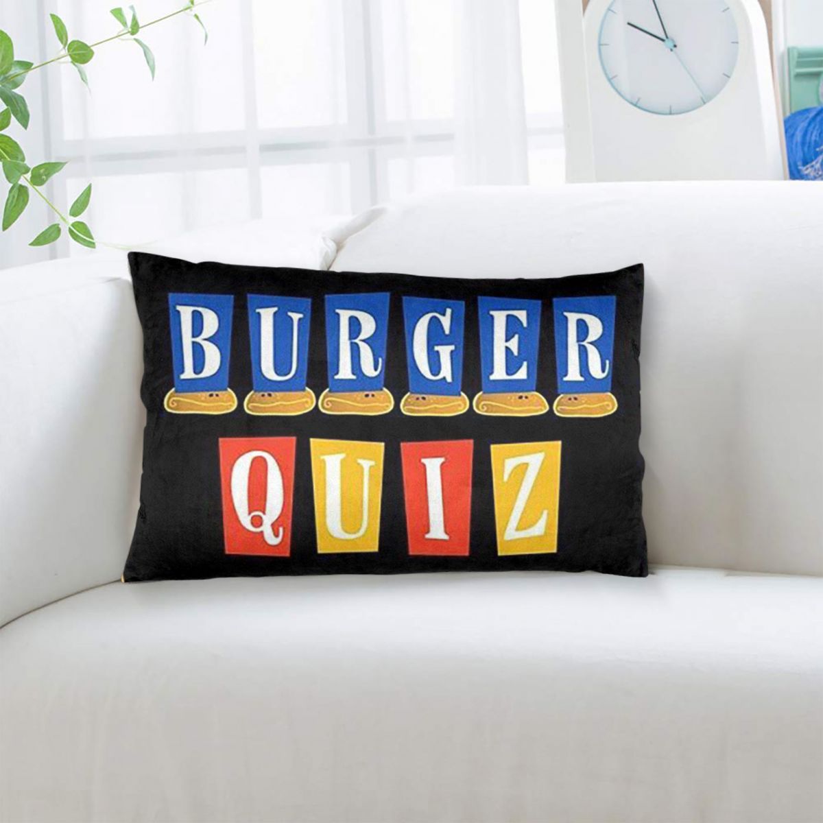เบอร์เกอร์ ควิซ โลโก้ใหม่ ปลอก - Home Decor Quiz บทวิจารณ์และราคา