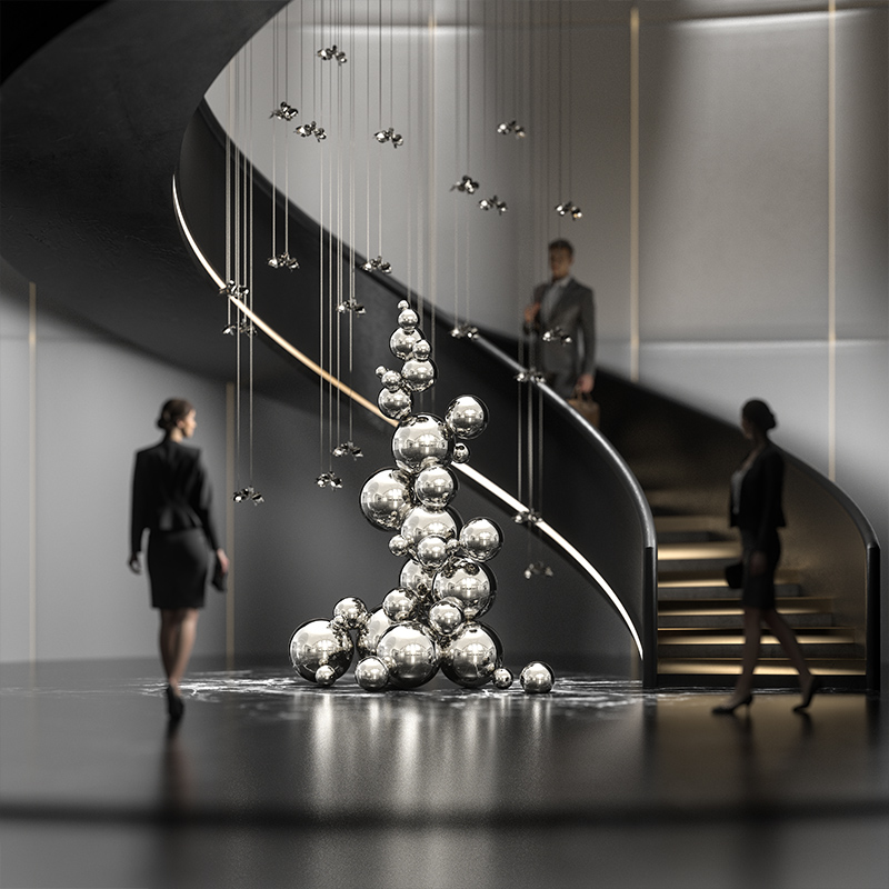 งานประติมากรรมศิลปะนามธรรมสมัย - Home Decor Za บทวิจารณ์และราคา