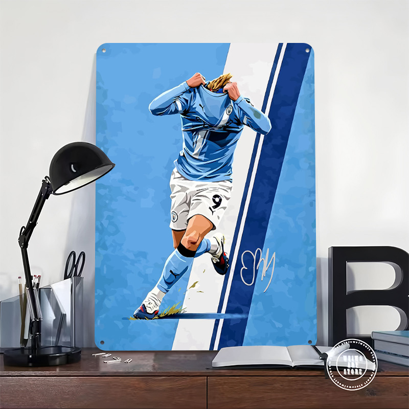 โปสเตอร์พิมพ์ลายเวktor ฟุตบอล  - Home Decor Vector บทวิจารณ์และราคา