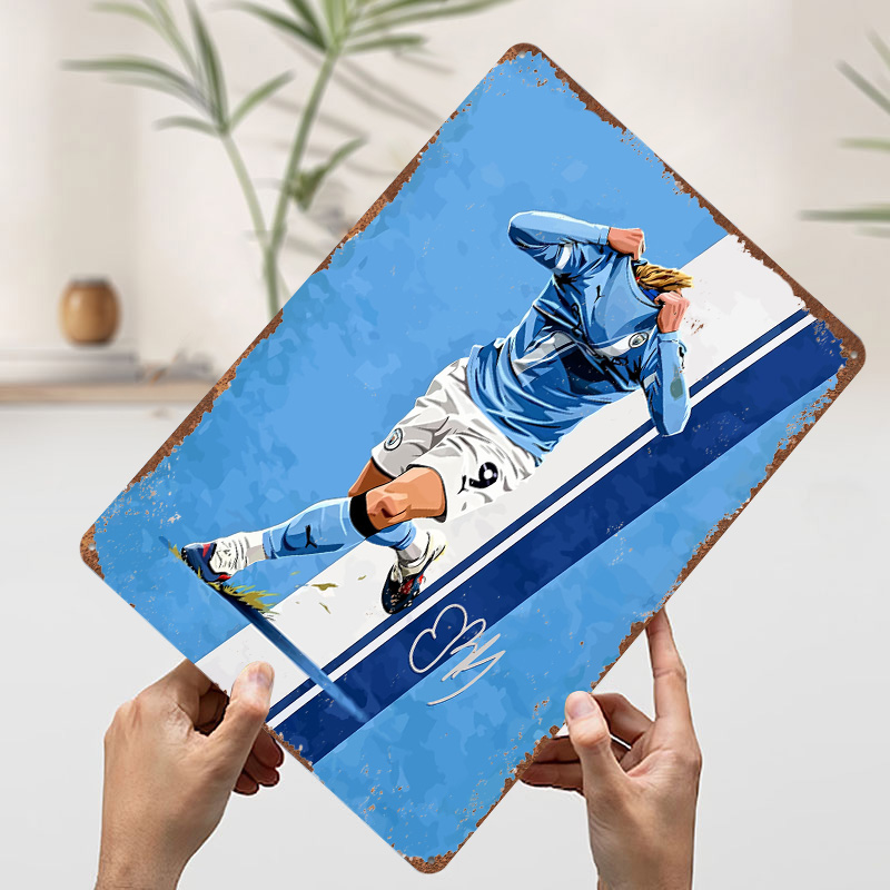 โปสเตอร์พิมพ์ลายเวktor ฟุตบอล  - Home Decor Vector บทวิจารณ์และราคา