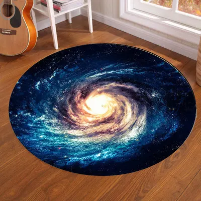 Galaxy Earth Moon พรมกลมสําหรั - Home Decor Under 100 บทวิจารณ์และราคา