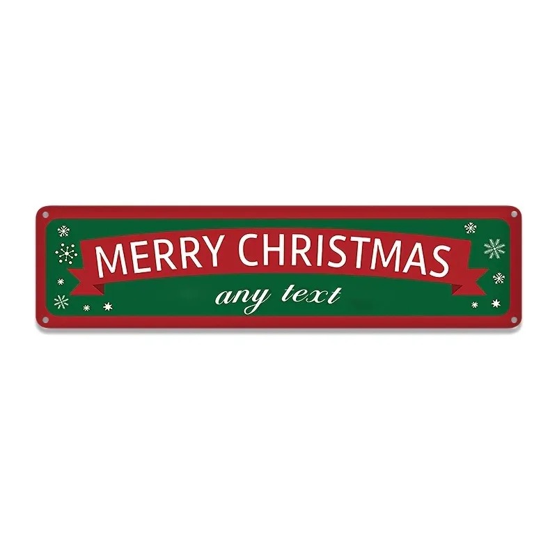 [2D Flat] ป้ายอลูมิเนียมกันน้ำ - Home Decor Xmas บทวิจารณ์และราคา