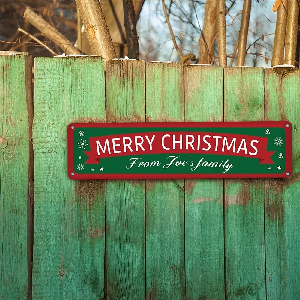 [2D Flat] ป้ายอลูมิเนียมกันน้ำ - Home Decor Xmas บทวิจารณ์และราคา